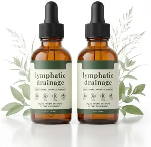 2pcs Lymphatic Drainage Drops,Organic Lymphatic Drainage Supplement, Boosts Immunity Vitality, Portable Dropper Design, Supports Lymphatic Health,2 Fl Oz,Healthcare Natural #SummerVibes
